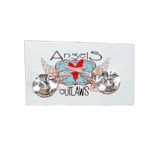 •Diamond Gem Stud Earrings•